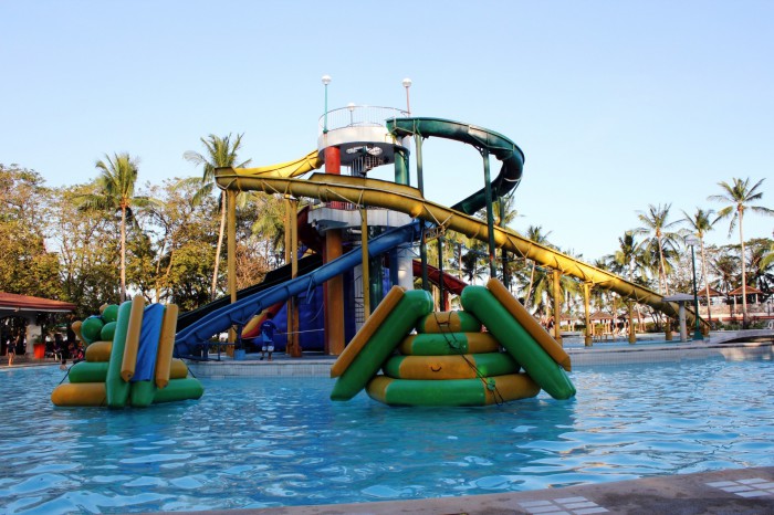 camping toboggan aquatique