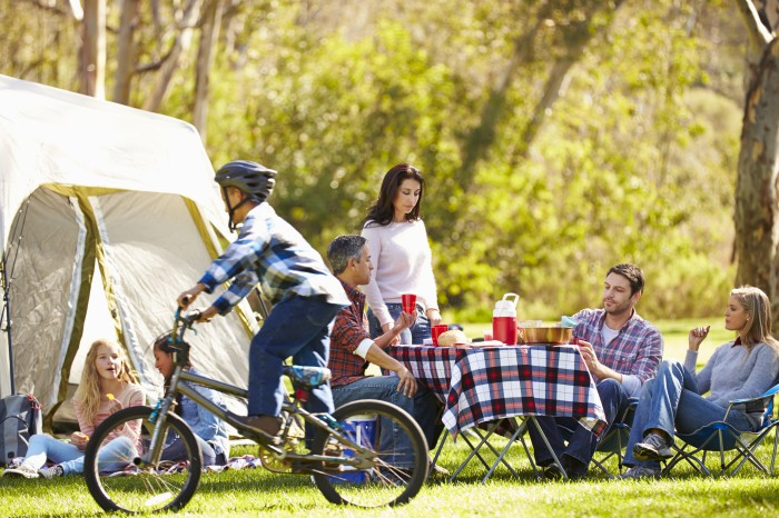 Camping pour la famille